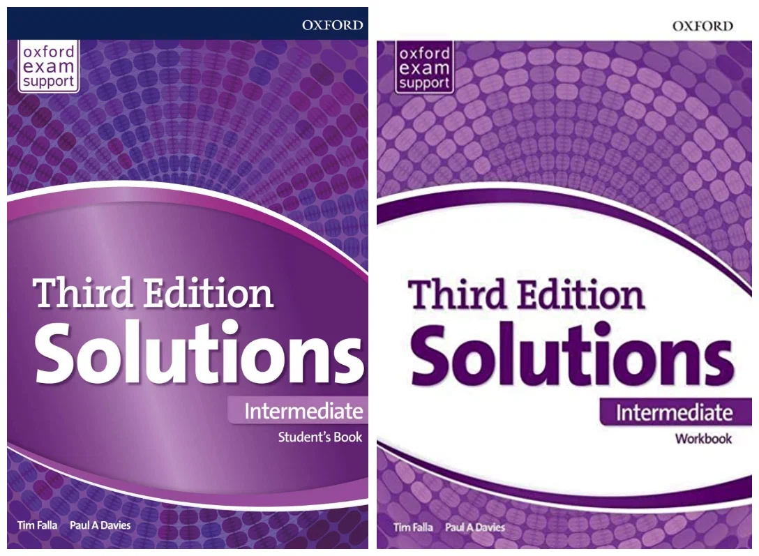 Solutions Intermediate (3-ed) набор Student's Book + Workbook