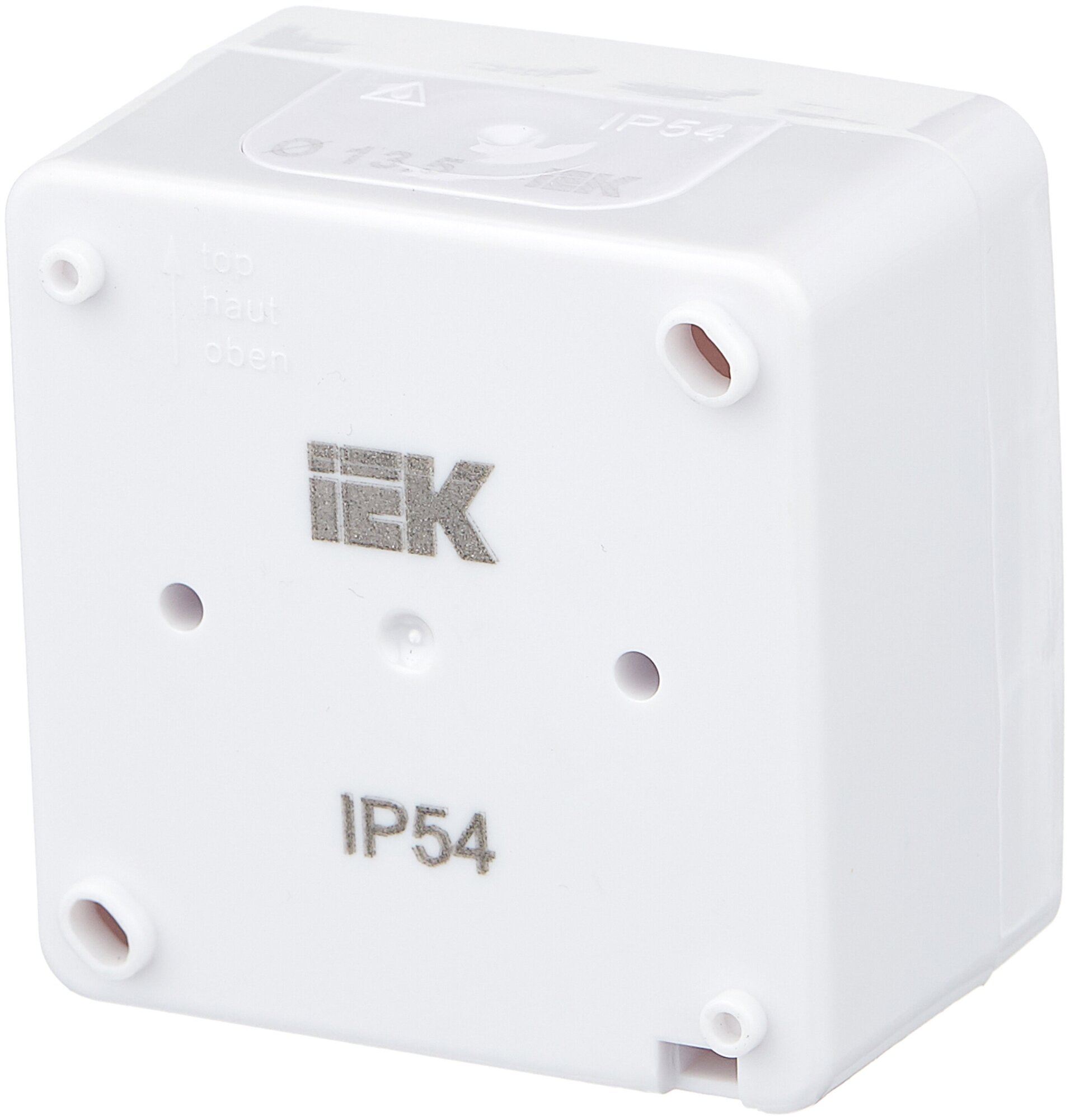 EVMP20-K01-10-54-EC ВС20-2-0-ГПБ Выключатель 2кл о/у IP54 (цвет клавиши:белый) ГЕРМЕС PLUS IEK - фото №3