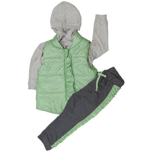 Комплект одежды MIDIMOD GOLD, спортивный стиль, размер 128-134, зеленый