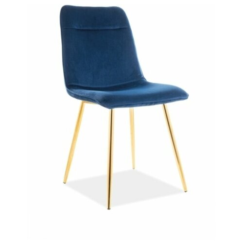 фото Стул signal eros velvet, темно-синий