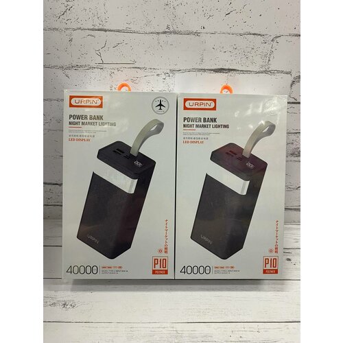 Повербанк Внешний аккумулятор Power bank 40000mAh Переносной зарядный аккумулятор 388000₽