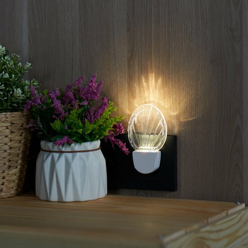 Ночник-светильник светодиодный REXANT Кактус с холодным белым свечением, 220 В