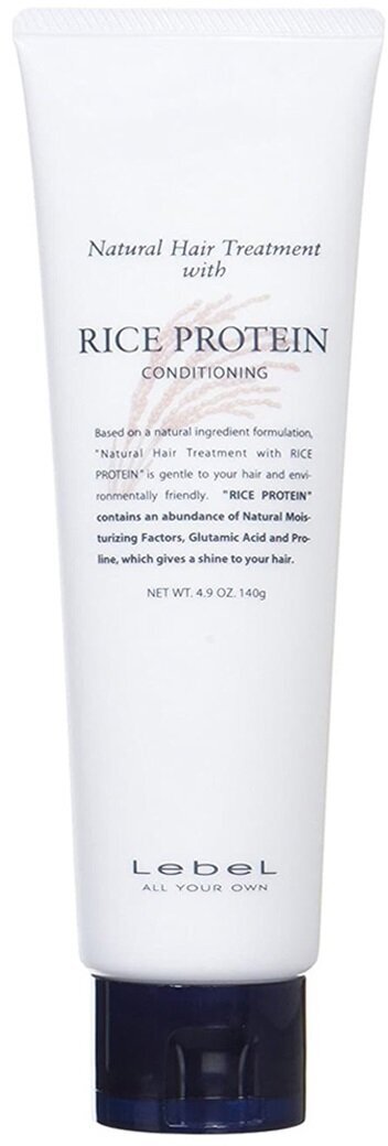 Lebel Natural Hair Treatment with Rice Protein Восстанавливающая маска с протеинами риса, 140 г