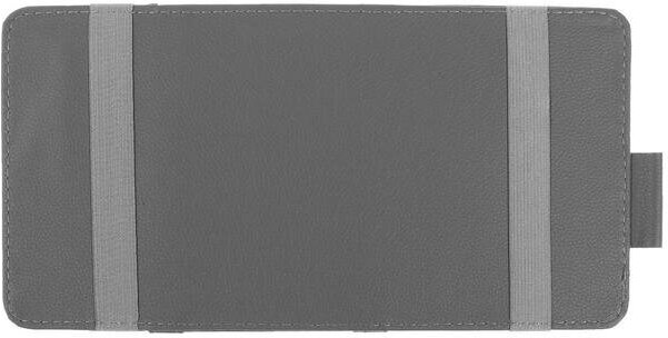 Органайзер на солнцезащитный козырек, 30×14.5 см, серый