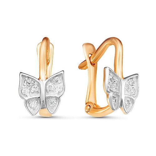 фото Серьги из золота дк-085_f-201 маском