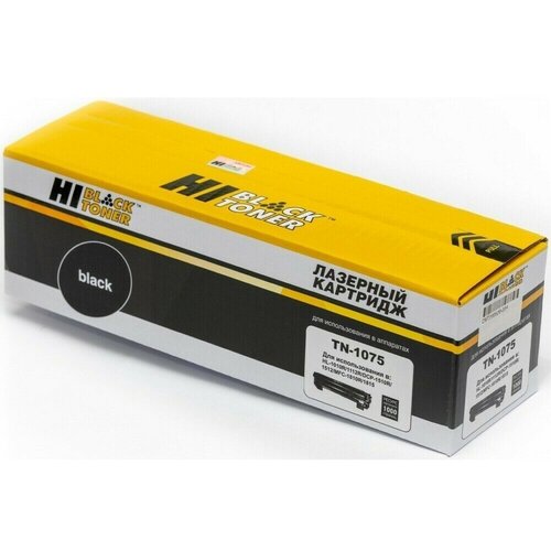 Картридж Hi-Black HB-TN-1075, 1000 стр, черный картридж для brother hl 1112 dcp1512 mfc1815 tn 1075 1k compatible