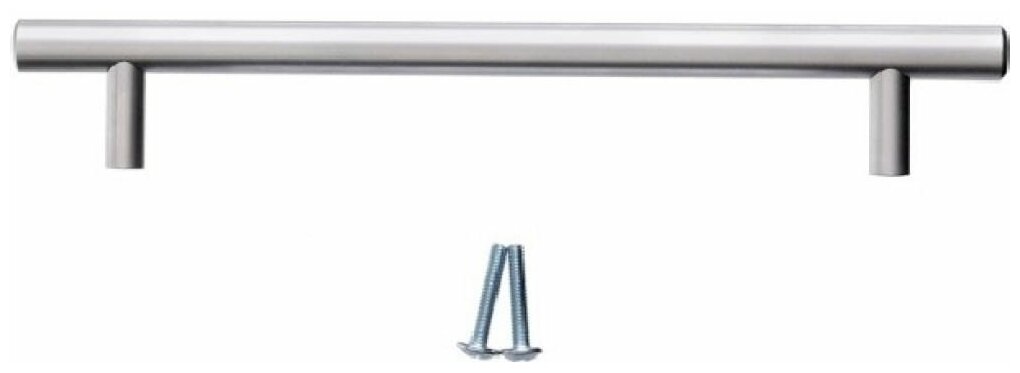 Ручка-рейлинг d12мм 192 мм матовый хром