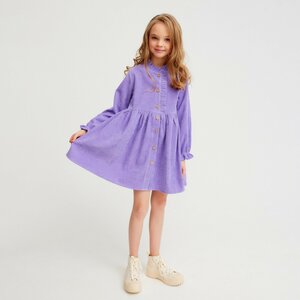 Платье Minaku, размер 146 см, фиолетовый, мультиколор