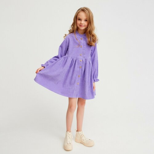 Платье Minaku, размер 140 см, фиолетовый
