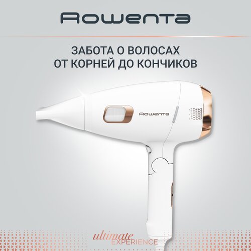 Фен Rowenta Ultimate Experience Scalp Care CV9240F0, 2200 Вт, активный диффузор