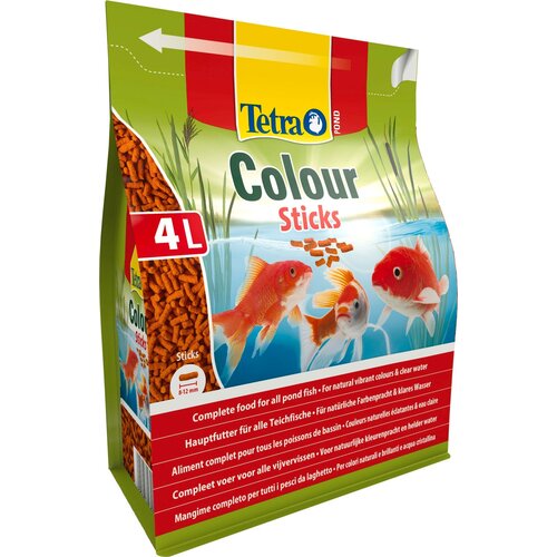 Корм для прудовых рыб Tetra Pond COLOR STICKS /для улучшения окраса рыб/ 4 л. (750 г.) витамины антиоксиданты минералы awochactive витамин д3 5000