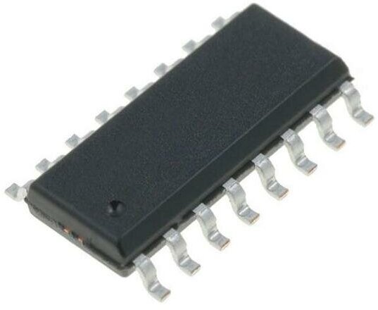 Микросхема TEXAS INSTRUMENTS SN74HC595DR Стандартная цифровая микросхема SO16-150, 1шт