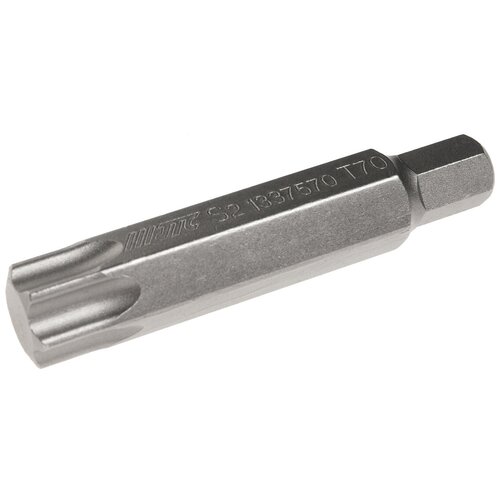 Бита TORX Т70х75мм 10мм удлиненная S2 JTC-1337570