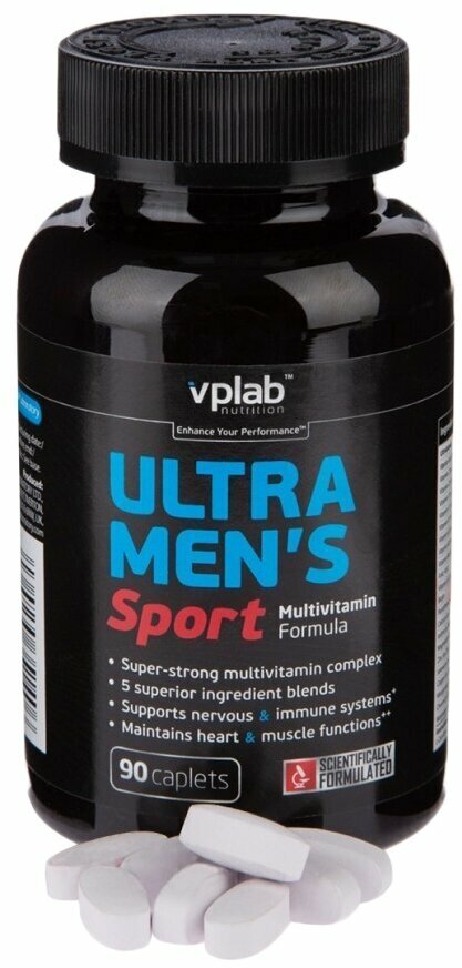 VPLab Ultra Men's Sport таб., 700 мл, 125 г, 90 шт.