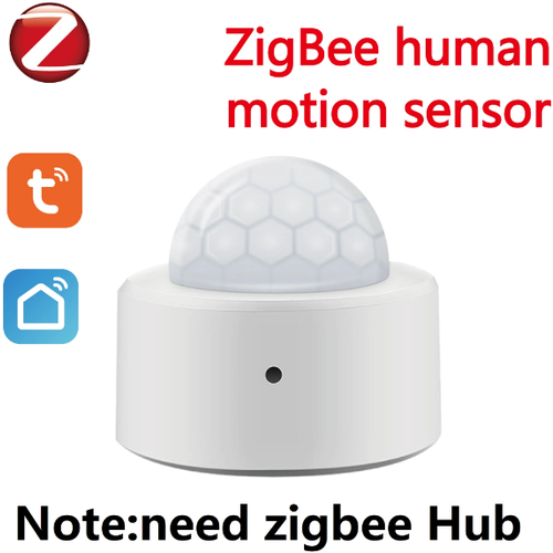 Датчик движения Zigbee датчик движения tuya zigbee wi fi микроволновый детектор присутствия человека антирадар со статическим нажимом для умного дома