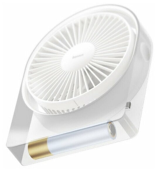 Настольный вентилятор Baseus ,беспроводной ,универсальный ,переносной ACJX000002,Белый - фотография № 5