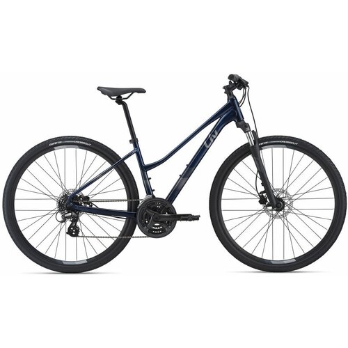 Городской велосипед GIANT Rove 4 2021 Синий XS городской велосипед giant roam 4 синий m