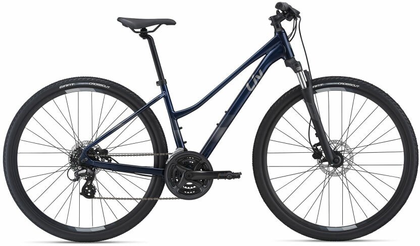 Городской велосипед GIANT Rove 4 2021 Синий XS