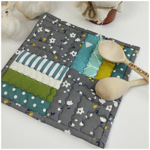 Прихватка для Кухни Авторская работа 1 шт. 18х18 см