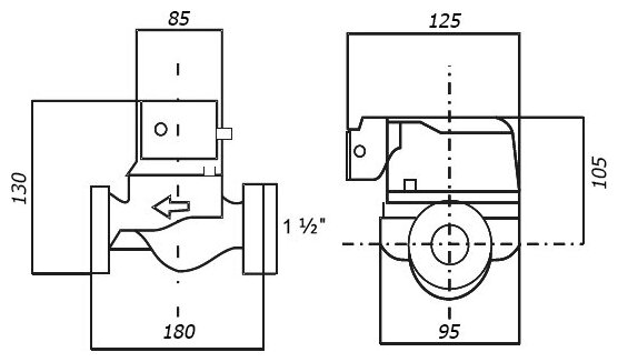 Циркуляционный насос PUMPMAN GRS25/6 (100 Вт)