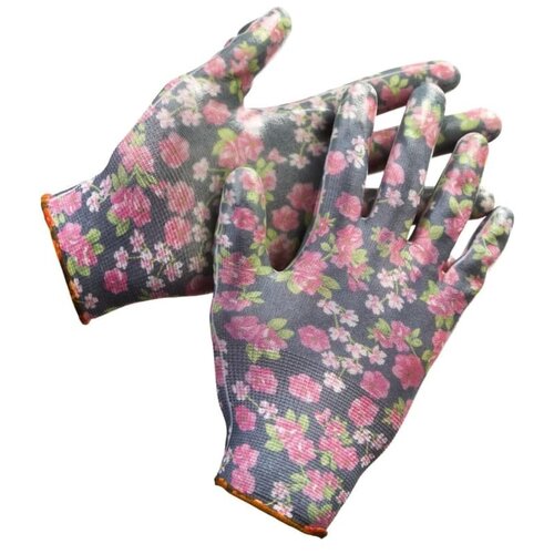 Перчатки GRINDA 11297-XL 1 пара серый/розовый