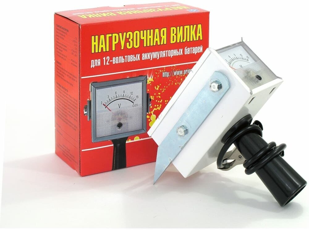 Нпп-орион НВ-01 Вилка нагрузочная для измерения заряда АКБ 12V, емкость до 190А/ч, ток нагрузки 100А орион