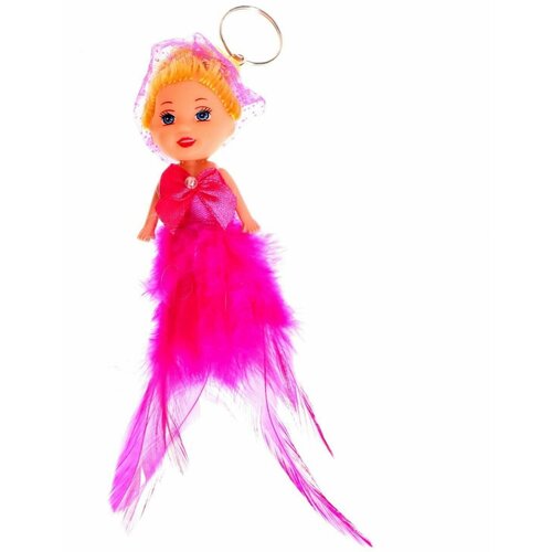 Куколка-брелок Куколка-ангелочек, пёрышки, цвета Микс куколка брелок актриса цвета микс