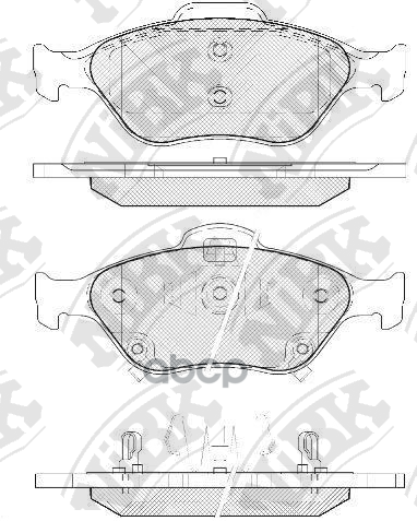 Тормозные Колодки Nibk Pn1839 Toyota Belta 05- , Yaris 05- Перед. NiBK арт. PN1839