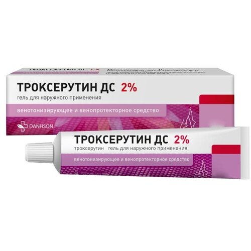 Троксерутин ДС гель д/нар. прим., 2%, 30 г
