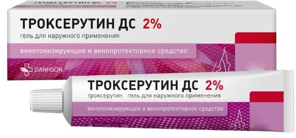 Троксерутин ДС, гель 2%, 30 г