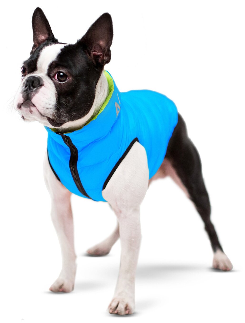Куртка для собак Collar AiryVest двусторонняя салатово-голубая (M40) - фотография № 3