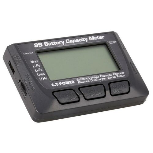 Измеритель емкости Li-Po аккумуляторов 8S G.T.Power тестер низкого напряжения батареи lipo bx100 проверка 1s 8s низкий вольтметр зуммер сигнализация светодиодный светодиодным индикатором