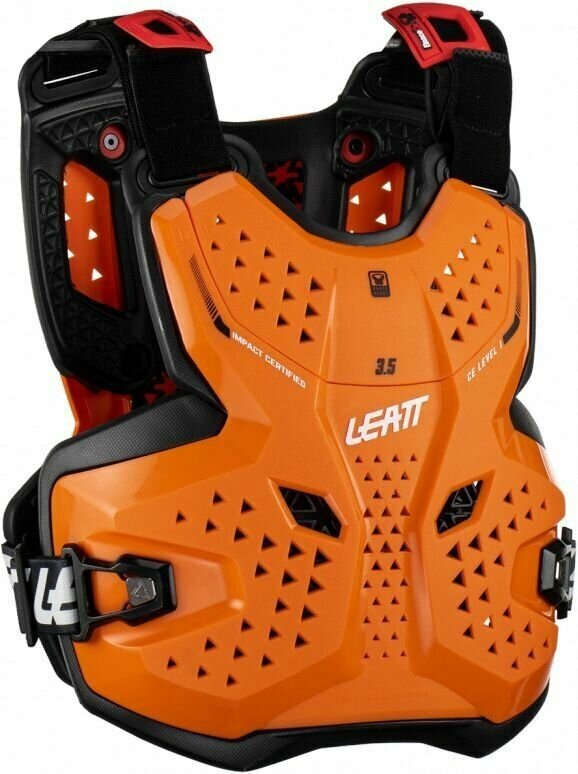 Защита панцирь подростковый для мотоцикла эндуро/мотокросс Leatt Chest Protector 3.5 Junior Orange/Black L/XL 2023 (5023051001)