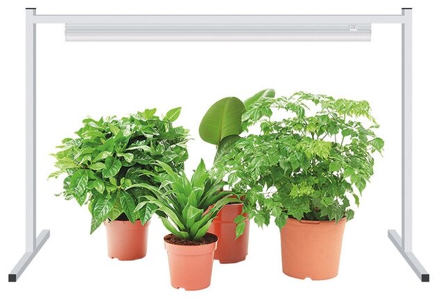 фото Подставка металлическая для фитосветильника 570мм белая Uniel