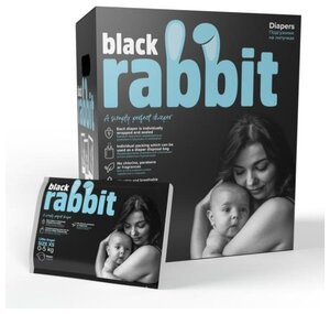 Black Rabbit Подгузники на липучках, 6-11 кг, M, 32 шт