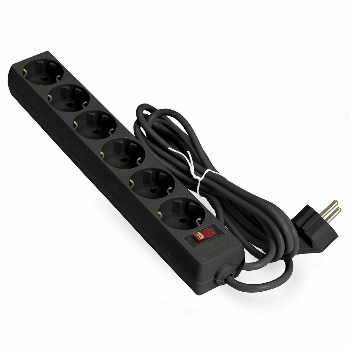 Сетевой фильтр ExeGate SP-6-1,8, 6 розеток, 1,8 м, Black - фото №5