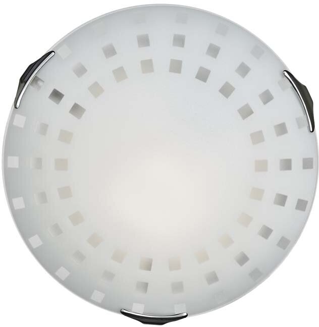 Настенно-потолочный светильник белый E27 Sonex Quadro White 162/K