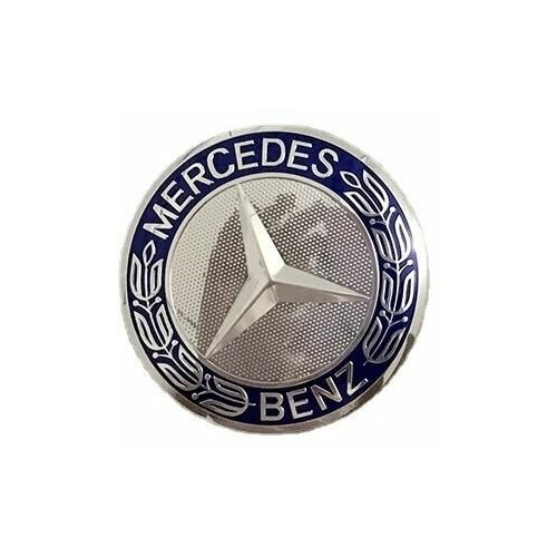 Колпачки на литые диски Mercedes 75mm 4 шт темно-синий