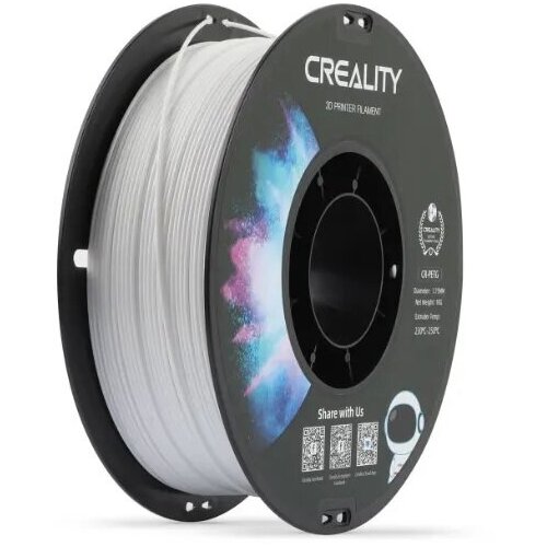 Пластик Creality CR PETG 1.75mm 3D Printing Filament 1kg белый sunlu pla petg pla plus filaments 10 rolls 3d filament 1kg roll 1 75mm 100% filament lines up neatly for 3d printing from eu us