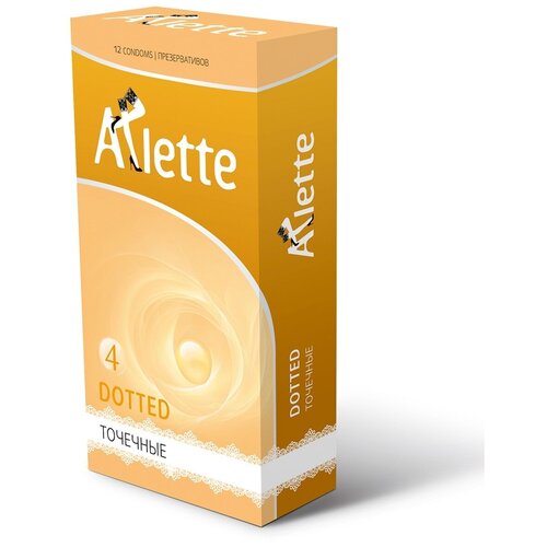 Презервативы Arlette Dotted с точечной текстурой - 12 шт. презервативы arlette longer 12 уп по 12 шт