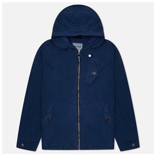 фото Мужская куртка ветровка left hand sportswear elvo anorak синий , размер s