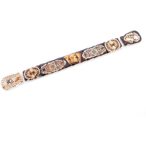 Четки, 1 шт., размер 24 см, черный, бежевый