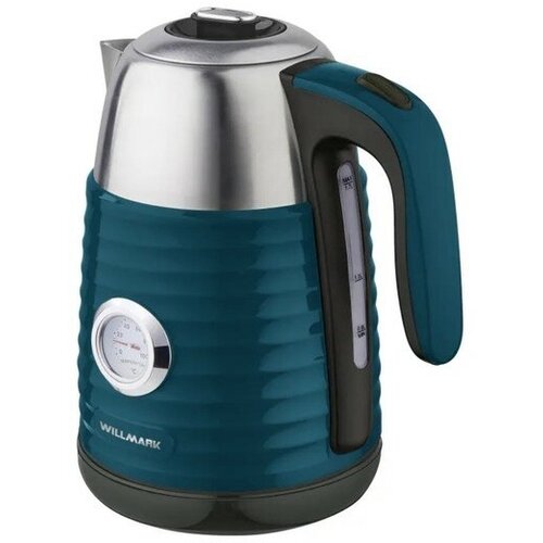 Чайник электрический WILLMARK WEK-1738PST металл 17 л 2200 Вт сине-зелёный 347900₽