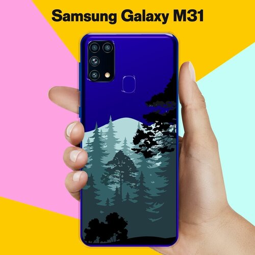 Силиконовый чехол на Samsung Galaxy M31 Лес / для Самсунг Галакси М31 матовый силиконовый чехол лес арт 1 на samsung galaxy m31 самсунг галакси м31