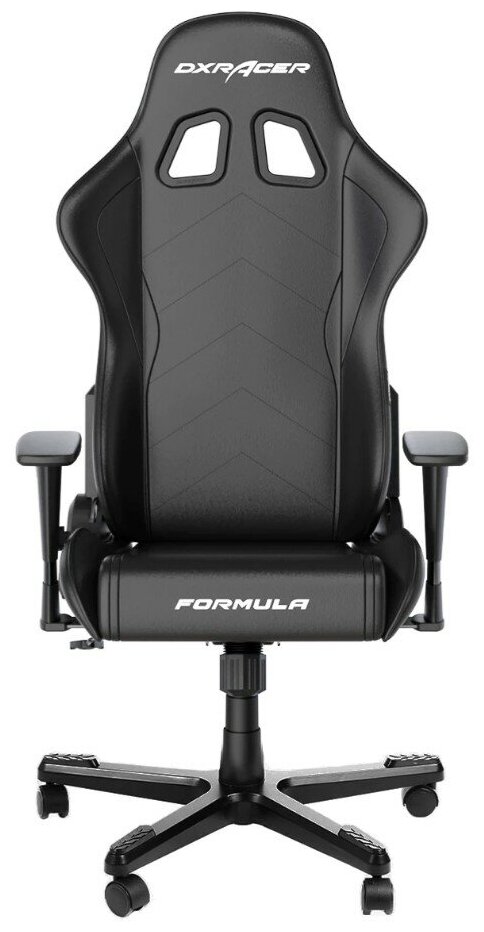 Компьютерное игровое кресло DXRacer OH/FE08/N черное - фотография № 1