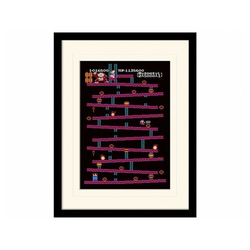 Принт в рамке Pyramid Mounted & Framed Prints: Donkey Kong (NES)