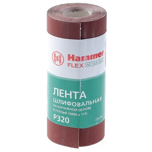Hammer 216-016 Лента шлифовальная в рулоне, 1 шт.