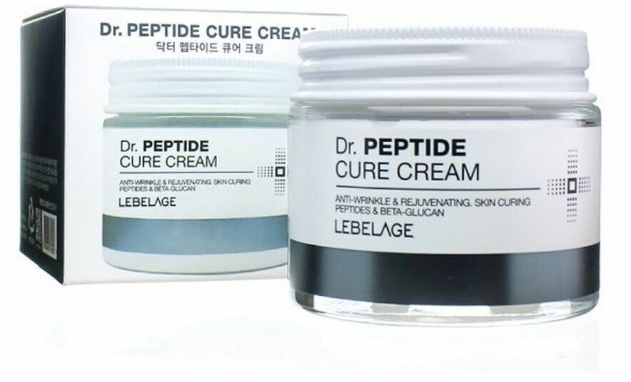 Крем Lebelage антивозрастной омолаживающий с пептидами Dr. Peptide Cure Cream, 70 мл
