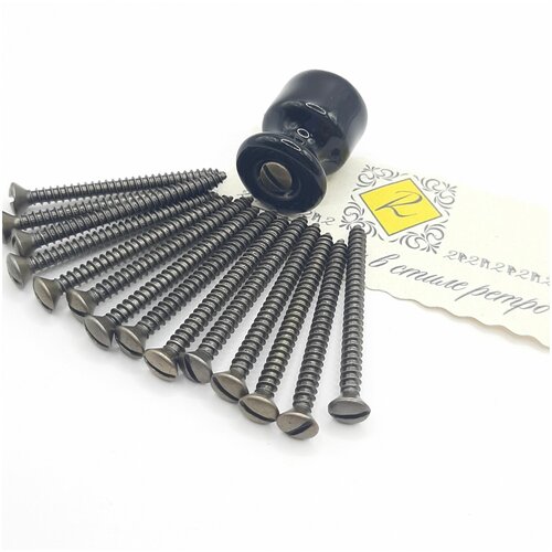 Саморезы декоративные 40мм 50штуп цвет бронза 829₽