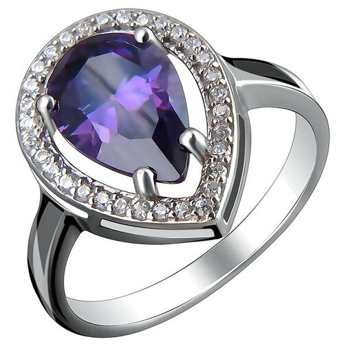 фото Эстет кольцо с 33 фианитами из серебра 01к2511628-1, размер 19